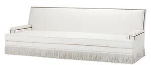 Casa Padrino Luxus Designer Sofa Wei 262 x 102 x H. 90 cm - Wohnzimmer Mbel