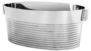 Casa Padrino Designer Edelstahl Champagnerk�hler mit 2 Griffen - Hotel Kollektion