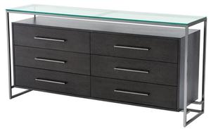 Casa Padrino Luxus Designer Wohnzimmerschrank 180 x 45 x H. 86 cm - Hotel Kollektion