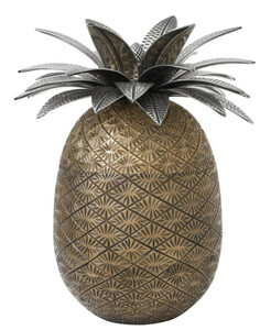 Casa Padrino Luxus Dekoration Ananas 16 x H. 28 cm - Designer Hotel Restaurant Deko