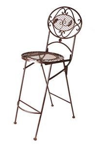 Casa Padrino Gartenstuhl Antik Braun Breite 40 cm,  H�he 107 cm - Art Deco M�bel