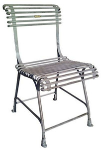 Casa Padrino Gartenstuhl aus Schmiedeeisen - alle Farben - 44 cm x 50 cm - Luxus Gartenm�bel