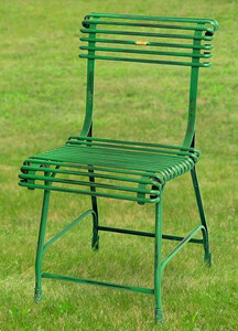 Casa Padrino Gartenstuhl aus Schmiedeeisen - alle Farben - 44 cm x 50 cm - Luxus Gartenm�bel