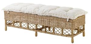 Casa Padrino Sitzbank Naturfarbig 147 x 48 x H. 50 cm - Luxus Qualit�t