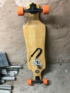 Flying Wheels Longboard Whip Bamboo Komplettboard 39.0 x 9.5 inch - 1B Ware mit Lagerspuren