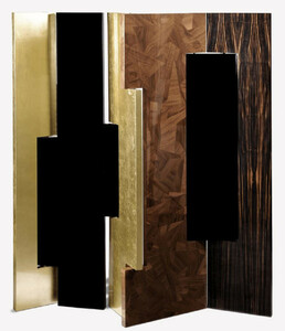 CPBlack Luxus Raumteiler - Faltbarer Paravent - Erstklassische Qualit�t