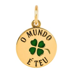Casa Padrino Anh�nger Die Welt Geh�rt Ihnen aus 19,2Kt Gold