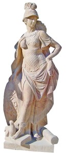 Casa Padrino Antik Stil Marmor Skulptur R�merin Beige H. 200 cm