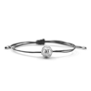 Casa Padrino Armband Conta de Viana aus Sterlingsilber mit Kordel