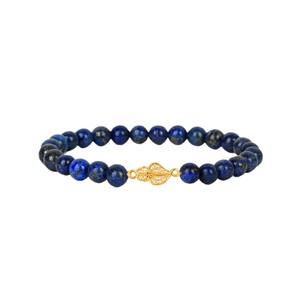 Casa Padrino Armband Herz von Viana aus 19,2Kt Gold mit Lapislazuli