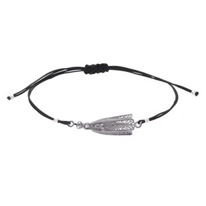Casa Padrino Armband Unsere Liebe Frau von F�tima aus Sterlingsilber mit Kordel