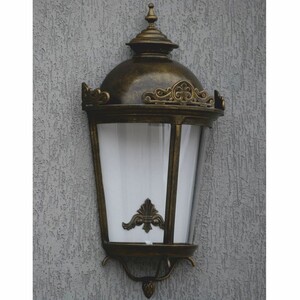 Casa Padrino Barock Au�enwandleuchte Antik Bronze H. 75 cm - Gro�e Barockstil Au�enleuchte
