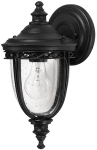 Casa Padrino Barock Au�enwandleuchte Schwarz 16,5 x 19 x H. 32 cm - Elegante Balkon Garten Terrassen Au�enleuchte - Au�enbeleuchtung im Barockstil