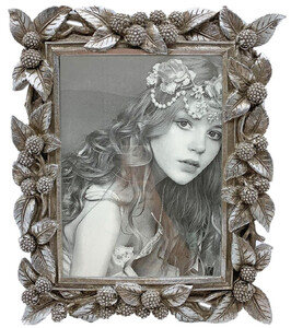 Casa Padrino Barock Bilderrahmen Antik Silber 10 x H. 15 cm - Prunkvoller Antik Stil Bilderrahmen - Wohnzimmer Deko - Schreibtisch Deko - Deko Accessoires im Barockstil