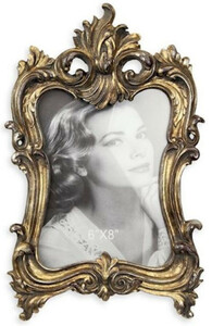 Casa Padrino Barock Bilderrahmen Antik Gold 20,8 x H. 33 cm - Prunkvoller Antik Stil Bilderrahmen - Deko Accessoires im Barockstil