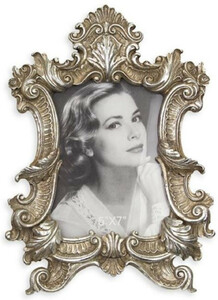 Casa Padrino Barock Bilderrahmen Antik Silber 21,5 x H. 29,9 cm - Antik Stil Bilderrahmen - Barock Deko Accessoires