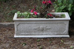 Casa Padrino Barock Blumenk�bel Wei� 30 x 31 x H. 81 cm - eckiges Blumengef�� im Barockstil - Blumenk�bel - Pflanzk�bel Jugendstil Antik Stil