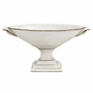 Casa Padrino Barock Garten Deko Blumentopf Wei� 64 cm - Barockstil Pflanzentopf