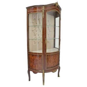 Casa Padrino Barock Glas Vitrine Vitrinenschrank Mod2 - Barock M�bel - Vitrinenschrank - Wohnzimmerschrank Schrank Mahagoni