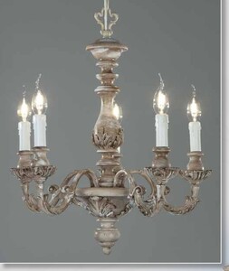 Casa Padrino Barock Kronleuchter  52 x H. 55 cm 5-flammig - Handgefertigte Leuchte aus Italien - Barock Leuchten