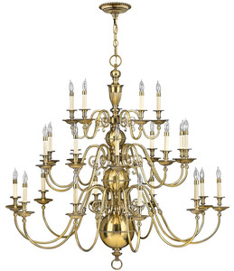 Casa Padrino Barock Messing Kronleuchter  123,2 x H. 116,8 cm - Prunkvoller Hotel & Restaurant Kronleuchter im Barockstil - Luxus Qualit�t