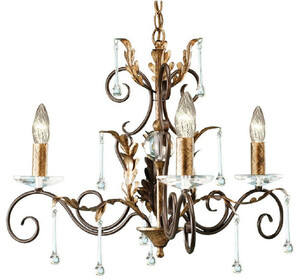 Casa Padrino Barock Kronleuchter Bronze / Gold  65 x H. 61 cm - Prunkvoller Barockstil Kronleuchter - Wohnzimmer & Hotel Kronleuchter - Barock M�bel - Barock Interior - Barock Leuchten