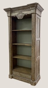 Pomp��s by Casa Padrino Luxus Barock Regalschrank Provence Braun / Grau - designed by Harald Gl��ckler