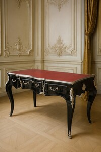 Casa Padrino Barock Schreibtisch Sekret�r 141 cm - Barock B�ro M�bel