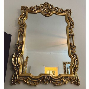 Casa Padrino Barock Spiegel Antik Gold H. 110 cm - Barockstil Interior