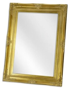 Casa Padrino Barock Spiegel Gold H. 112,5 cm - Barockstil Mbel