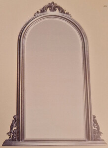 Casa Padrino Barock Spiegel Silber - Handgefertigter Wandspiegel im Barockstil - Barock Wohnzimmer Spiegel - Barock Garderoben Spiegel - Barock M�bel