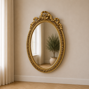 Casa Padrino Barock Spiegel Gold - Prunkvoller Wandspiegel im Barockstil - Antik Stil Garderoben Spiegel - Wohnzimmer Spiegel - Barock M�bel