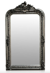Casa Padrino Barock Spiegel Silber Antik Stil 90 x H. 160 cm - Wandspiegel M�bel