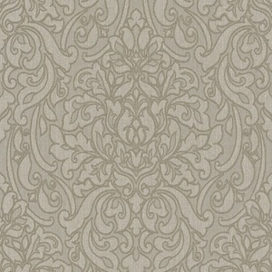 Casa Padrino Barock Textiltapete Braun / Grau 10,05 x 0,53 m - Deko Accessoires