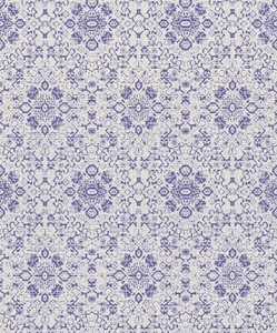 Casa Padrino Barock Tapete Grau / Lila 10,05 x 0,53 m - Textiltapete im Barockstil