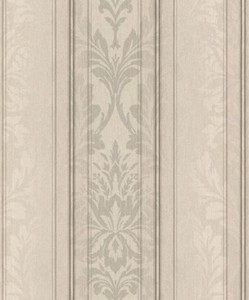 Casa Padrino Barock Textiltapete Creme / Grau / Anthrazit 10,05 x 0,53 m - Wohnzimmer Tapete - Deko Accessoires
