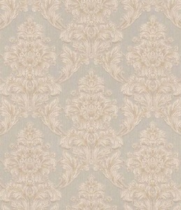 Casa Padrino Barock Textiltapete Beige / Grau 10,05 x 0,53 m - Tapete im Barockstil