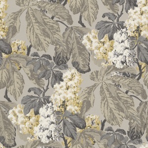 Casa Padrino Barock Vliestapete mit Blumenmuster Grau / Silber / Beige / Wei� 10,05 x 0,52 m - Deko Accessoires