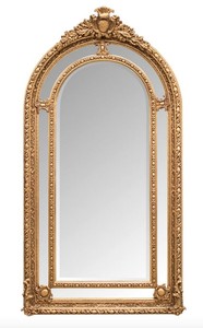 Prunkvoller Casa Padrino Barock Wandspiegel 110 x H. 215 cm - Barock Spiegel