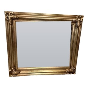 Casa Padrino Barock Wandspiegel Silber / Gold ca. 80 x 60 cm - Klassisch profilierter Rahmen