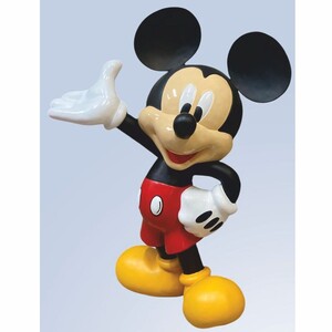 Casa Padrino Deko Skulptur Bunt 87 x 54 x H. 120 cm - Cartoon Figur