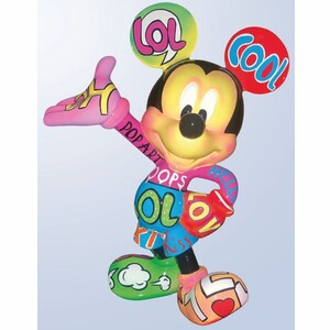 Casa Padrino Wohnzimmer & Garten Deko Skulptur Bunt 87 x 54 x H. 120 cm