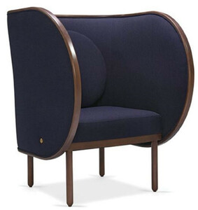 Casa Padrino Designer Samt Sessel Lila / Braun 90 x 92 x H. 106 cm - Hotel Lounge Sessel - Hotel M�bel - Designer M�bel - Luxus Qualit�t