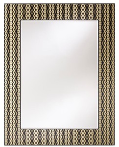 Casa Padrino Designer Wandspiegel Schwarz / Bronze / Gold 99 x H. 127 cm - Wohnzimmer Spiegel - Garderoben Spiegel - Luxus Qualit�t