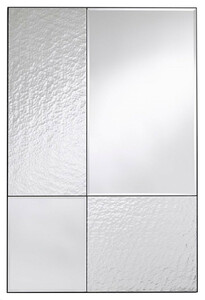 Casa Padrino Luxus Wandspiegel Schwarz 80 x 2 x H. 120 cm - Hotel & Restaurant Spiegel - Luxus Kollektion