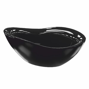 Casa Padrino Freistehende Luxus Badewanne Matt Schwarz / Hochglanz Schwarz 179,5 cm