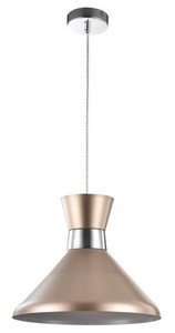 Casa Padrino H�ngeleuchte Champagnerfarben / Silber  33,5 cm - H�henverstellbare Leuchte