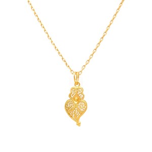 Casa Padrino Halskette Herz von Viana S aus 19,2Kt Gold