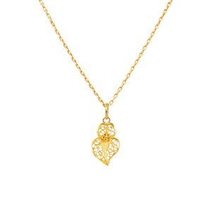 Casa Padrino Halskette Herz von Viana XXS aus 19,2Kt Gold