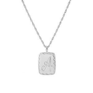 Casa Padrino Halskette Initialen aus Silber